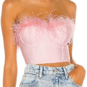 Superdown Blush Bustier Top